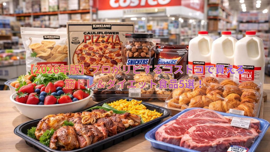 【2026年版】プロがリピするコストコで買える筋トレ＆ダイエット食品5選！