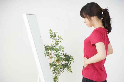 自分磨きを頑張る画像