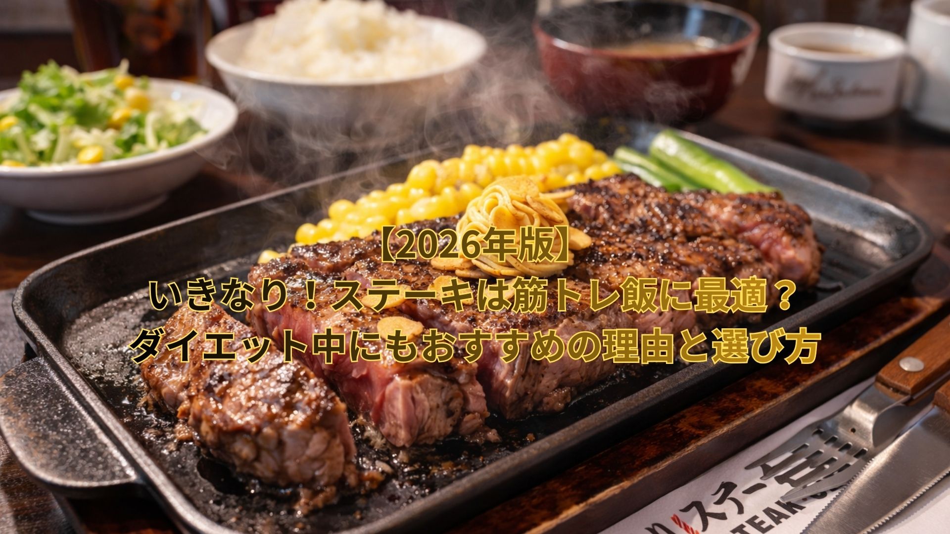 【2026年版】いきなり！ステーキは筋トレ飯に最適？ダイエット中にもおすすめの理由と選び方