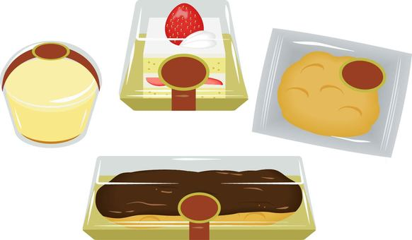 コンビニスイーツの画像