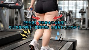 【完全版】下半身太りの科学：なぜ女性の脚は「生理学的」に痩せにくいのか？