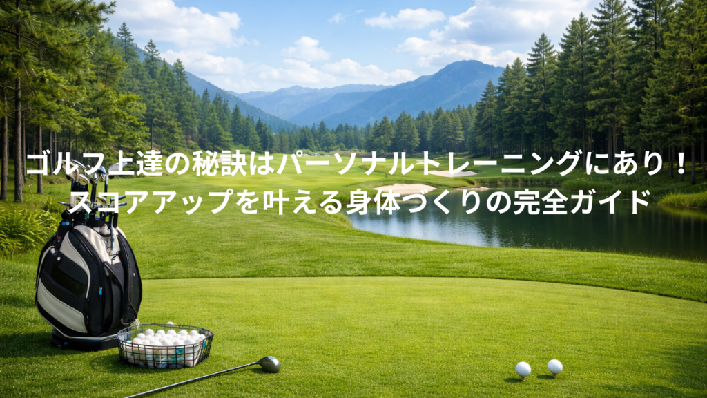 ゴルフとパーソナルジムについて書いた画像
