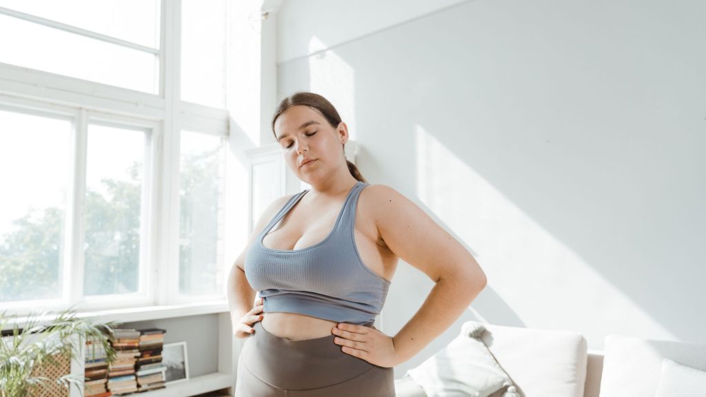 太っている女性